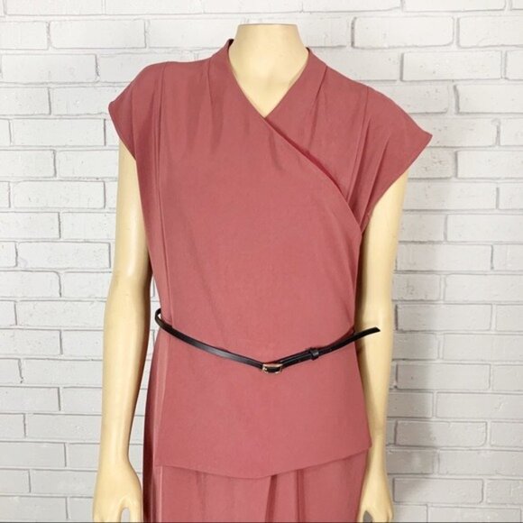 M.M. LaFleur The Elecia Brick Red Dress - Size 14 - Picture 7 of 15